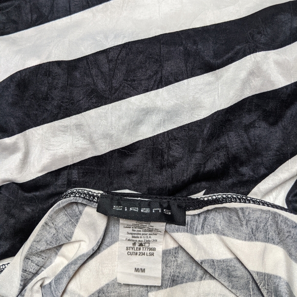 Vintage made in USA swirl pattern strapless clubbing top - Picture 3 of 3